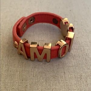❤️BCBG “Amor” ladies bracelet, coral color!